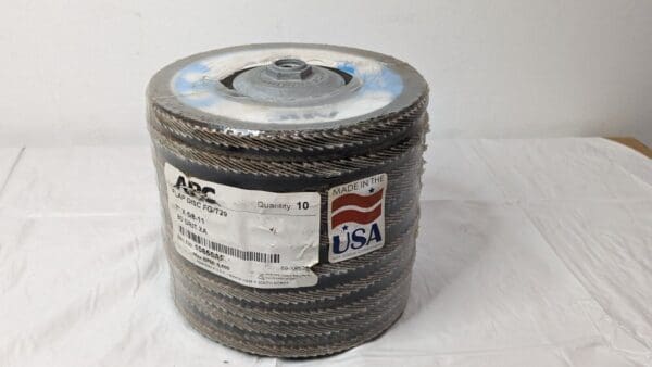 Arc Abrasives Flap Discs ZA Type 29 7" X 5/8"-11 80G 8600 Max RPM QTY 10 10856AF