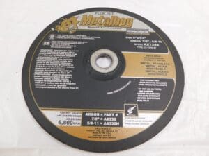 FFLEXOVIT A8330 9" X 1/4" X 7/8" METALHOG GRINDING WHEEL qty 14 A8330