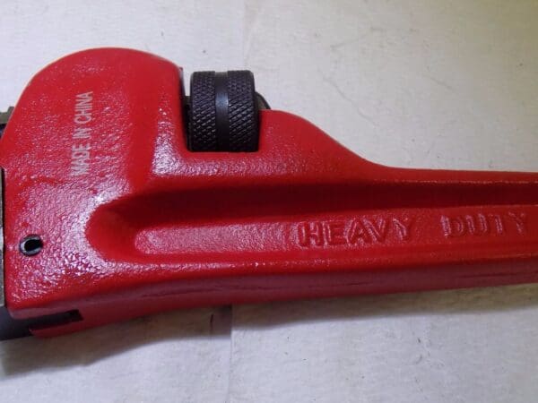 12" Iron Straight Pipe Wrench 2" Max Capacity Qty 3 CPW020