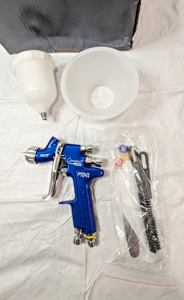 DEVILBISS Compact Mini Spray Gun HVLP 1.2 mm Fluid Nozzle COMM-HS1-12