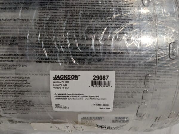 JACKSON SAFETY 10pk Face Shield Windows & Screens: Replacement Window 29087