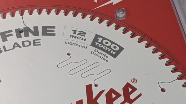 Milwaukee Ultra Fine Circular Saw Wood Blade 12" 100T 48-40-1228