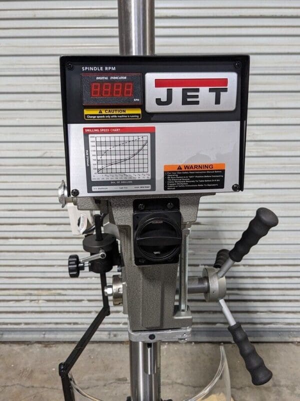 Jet 15" Variable Speed Floor Drill Press 400 to 5000 RPM 230/460v 354551 Damage