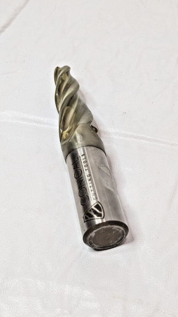 Conical Tapered End Mill 5 Deg HSS 3FL 3/8" X 2-1/4" X 0.7687" E-609