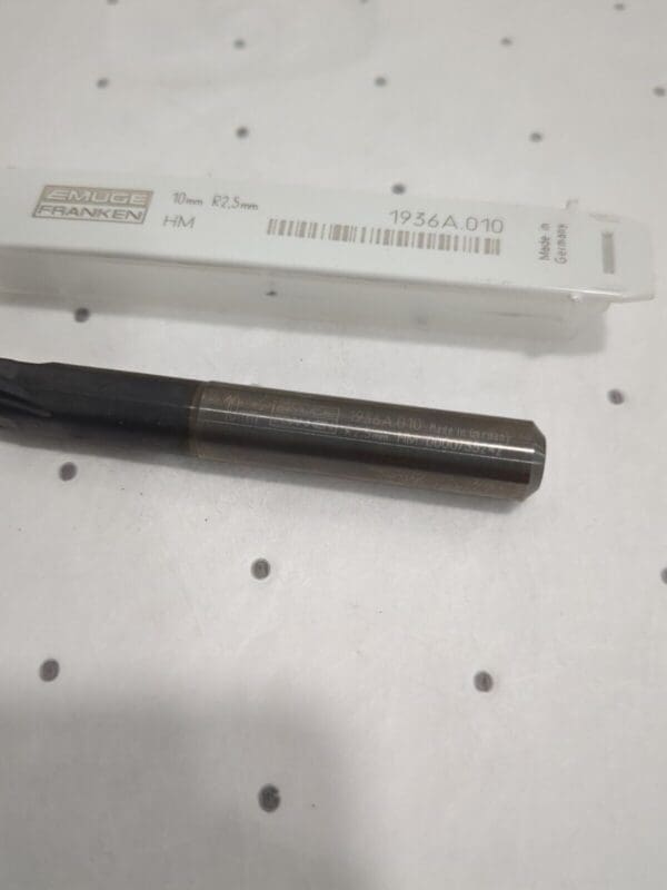 EMUGE Roughing & Finishing End Mill: 10 mm Dia, 4 Fl 1936A.010