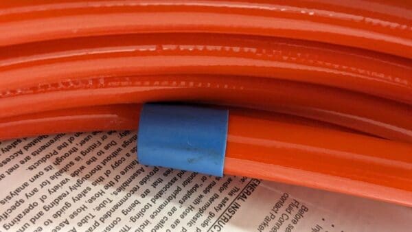 Parker Parflex Thermoplastic Hydraulic Hose Orange 3/8"ID 4000PSI 50FT 528N-6