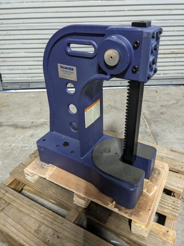 Palmgren Single Leverage Arbor Press 3 Ton Max Pressure 9661301 Missing Parts