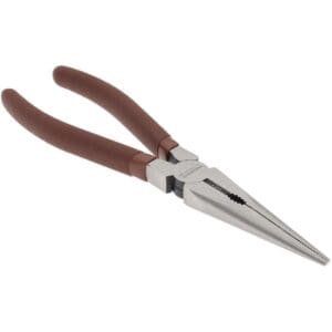 PARAMOUNT Long Nose Plier: 2-23/64" Jaw Length, Side Cutter Qty 2 PAR-DLN-8EMC