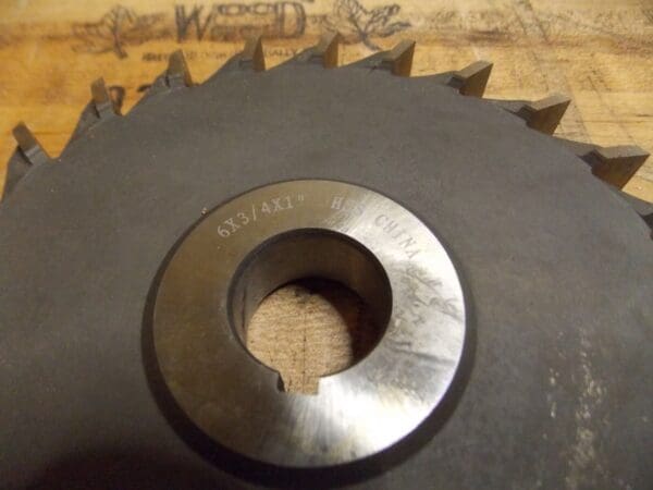 Professional Straight Tooth Side Milling Cutter 6" x 3/4" x1" 24 Teeth #301-6482