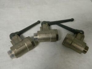 Legris 3/4" Pipe Brass Standard Ball Valve Qty 3 0401 18 27