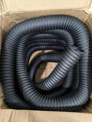 HI-TECH DURAVENT Blower Duct Hose: Rubber, 2" ID, 15 psi 25' L 200102001025