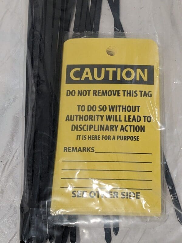 ACCUFORMNMC Accident Prevention Tag: Rectangle, 3" High, 6" Wide Qty 50 RPT28