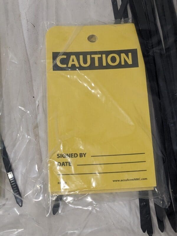 ACCUFORMNMC Accident Prevention Tag: Rectangle, 3" High, 6" Wide Qty 50 RPT28