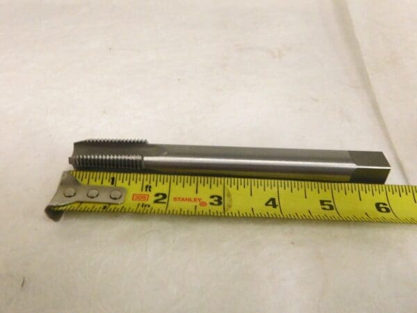 Interstate HSS St Flute Std Hand Tap 1-12UNF 4Fl 1.5" Thread Lgt 6” OAL 04489126