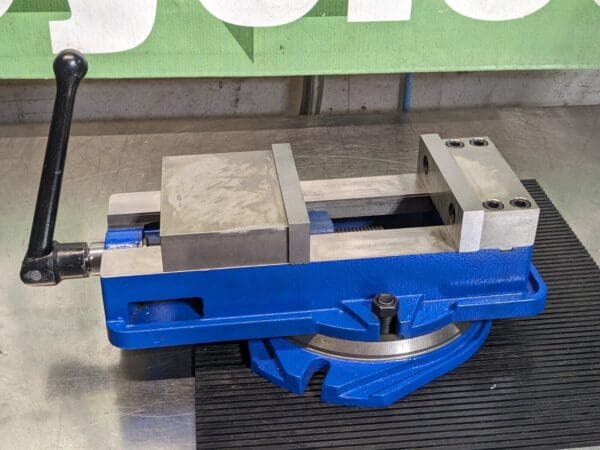 Precision Machine Vise w/ Swivel Base 6" Jaw Width 8" Opening Capacity