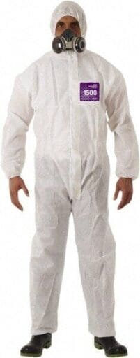 ANSELL Disposable Coveralls: Water, Sz 3XL, 1.4200 oz Qty 15 WH15-S92-100-07