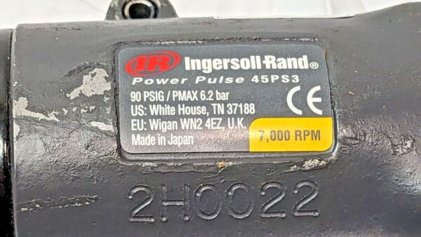 Ingersoll Randn Power Pulse 7000 RPM 90 PSIG/PMAX 6.2 bar 45PS3