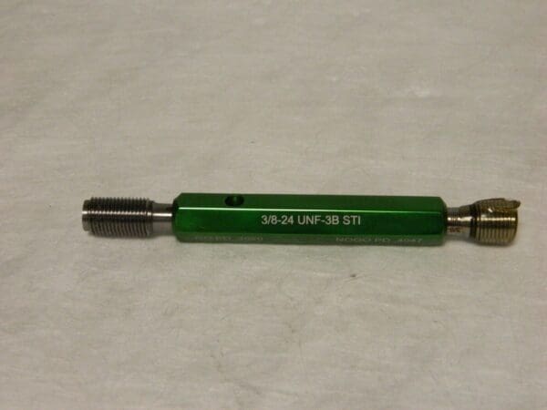 GF Gage 3/8-24 Thread STI Class 3B Plug Thread Insert Go/No Go Gage H0375243BS