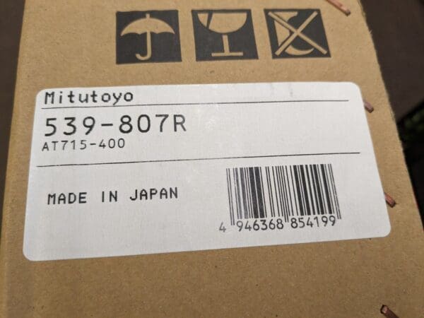 Mitutoyo AT715 Series Linear Scale for DRO System 16in / 400mm Range 539-807R