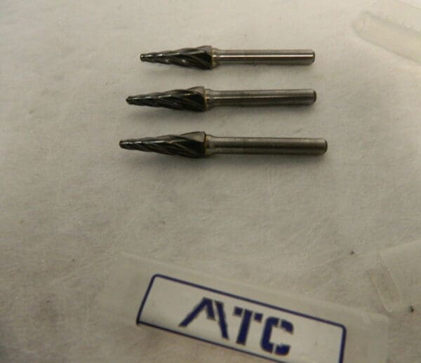 ATC 3/8" Diam SL-3NF Carbide Aluma Burr Qty 3 310-002515