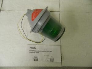 Edwards Signaling LED Green Light 120 VAC 4 3R NEMA Rated 107XBRPMG120A