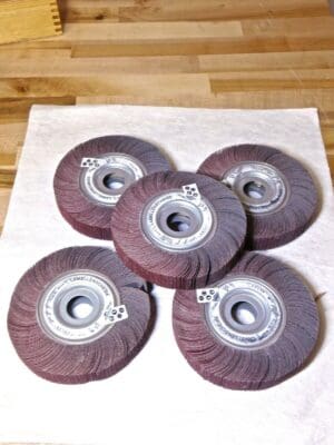 Lamellenscheibe Abrasive Flap Wheel 100G 6"x1"x1" Aluminum Oxide Qty 5 24426