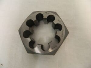 Interstate 2-1/8 - 12 Carbon Steal Hex Rethreading Die 79770731