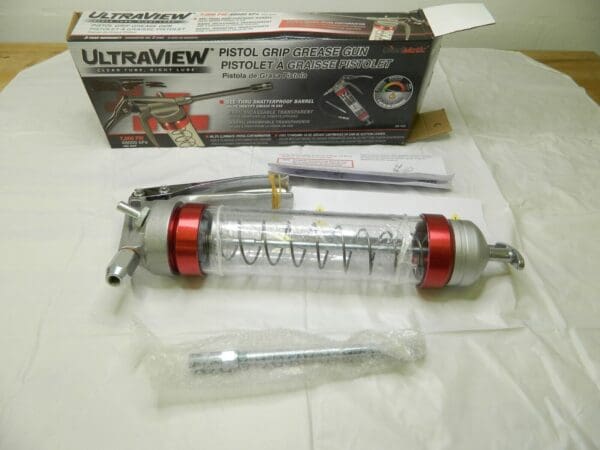 LubriMatic UltraView Pistol Grease Gun 30-720 INCOMPLETE 12" Hose NOT INCLUDED