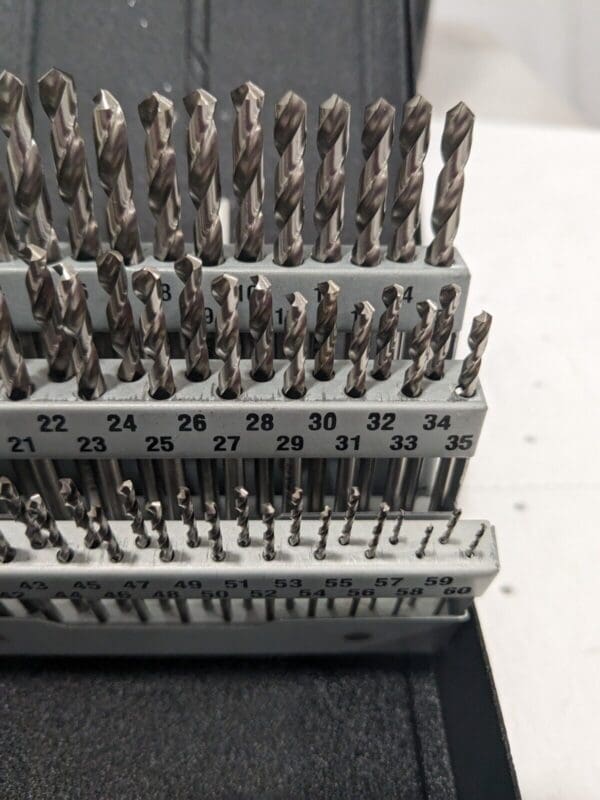 Precision Drill Bit Set: Screw Machine Length Drill Bits, 59 Pc 5995608