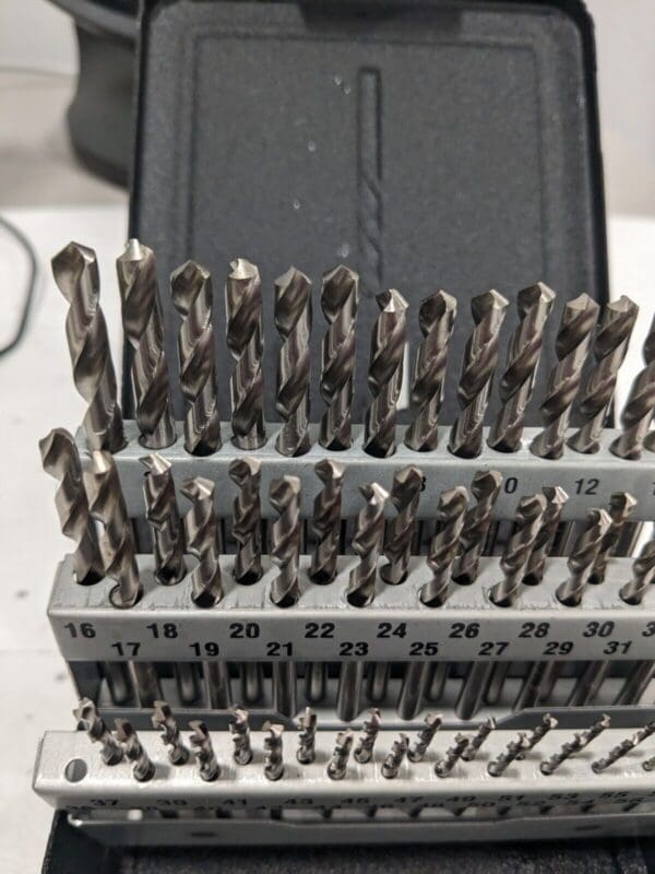 Precision Drill Bit Set: Screw Machine Length Drill Bits, 59 Pc 5995608