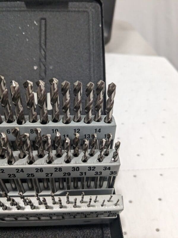 Precision Drill Bit Set: Screw Machine Length Drill Bits, 59 Pc 5995608