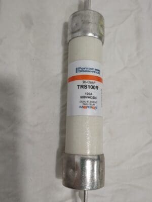 FERRAZ SHAWMUT Cylindrical Time Delay Fuse: RK5, 100 A TRS100R