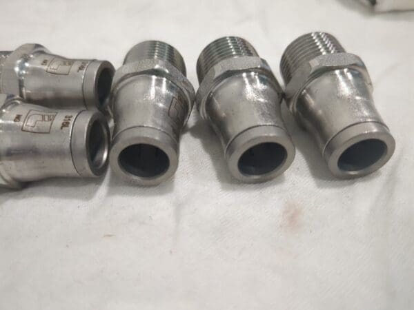 parker 5pc Push-to-Connect Tube Connector, 3/8" OD 3805 60 18