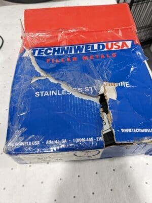 Techniweld MIG Welding Wire: 308L, 0.0350" Dia, Stainless Steel 308L03510