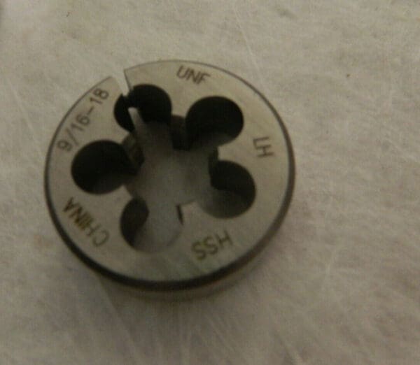 Interstate 9/16-18 UNF 314-4266 HSS Round Adjustable Die Qty 2 03845203