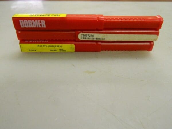 Dormer Cobalt Jobber Drill 8mm 130° Point Bright Finish Qty 3 78097276