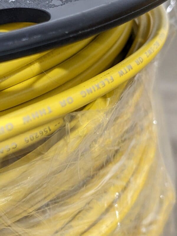 SOUTHWIRE Machine Tool Wire: 12 AWG, Yellow, Approx. 500' Long 411040502