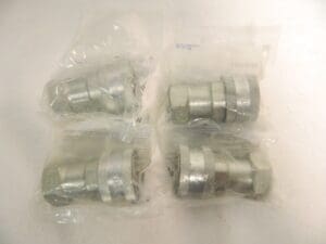 Eaton 1/2 NPTF Steel Hydraulic Hose Female Pipe Thread Coupler Qty 4 5601810S