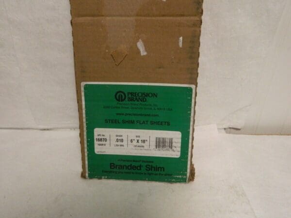 PRECISION BRAND 10 Pc 18" L x 6" W x 0.01" Thick Shim Sheet Stock 16870