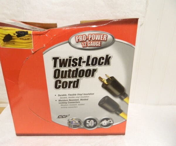 Heavy Duty 50' Wet & Dry Location Indoor & Outdoor Extension Cord 90288802