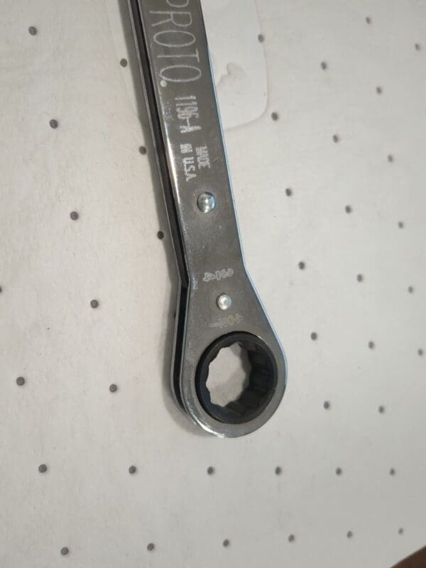 PROTO Box End Wrench: 5/8 x 3/4", 12 Point, Double End J1196-A