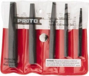 PROTO Bolt & Screw Extractor Set: Screw Extractor J9500A