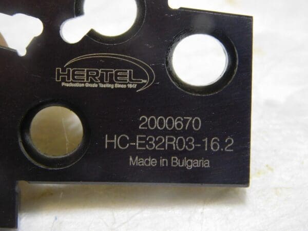 Hertel Indexible Cutoff & Grooving Module 3mm Max DOC RH 20000670 HC-E32R03-16.2