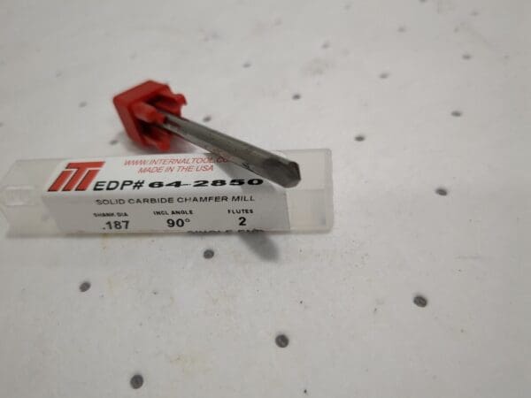 INTERNAL TOOL Chamfer Mill: 3/16" Dia carbide Single End 2fl 64-2850-C