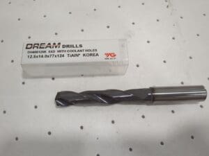 YG-1 Dream Drill 12.5mm Carbide 140° PtLong 14mm Shank Through Coolant DH408125