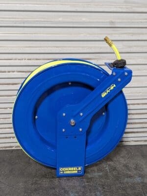 CoxReels Spring Retractable High-Visibility Hose Reel 100 Ft. x 1/2 In. 300 PSI