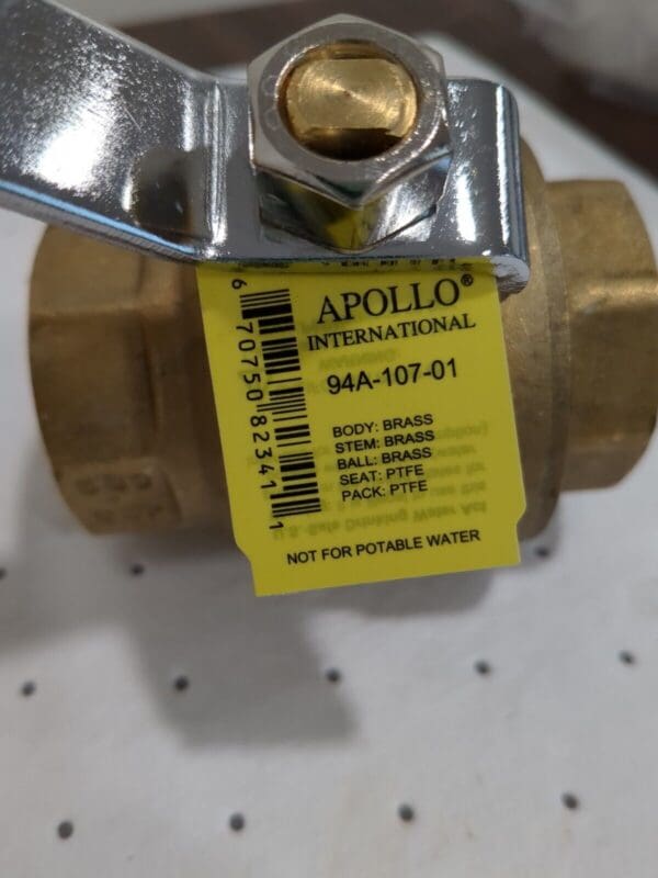 Apollo 2-Piece Ball Valve, 1-1/2 in Nominal 94A10701 94A