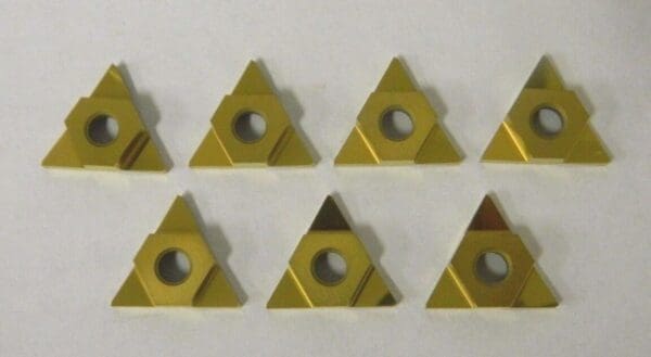 ETCO Carbide Turning Inserts 7Pk Grade C2T TGR-4-.093