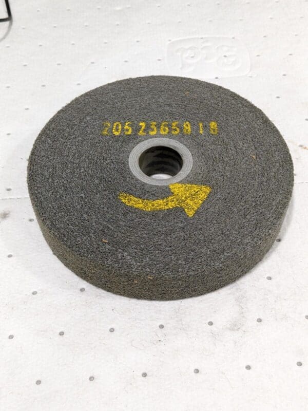 Brite Star Convolute Wheel: 6" Dia, 1" Face Width, 1" Hole 4,500 RPM 54829411