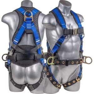 GWP Palmer Safety Blue Full Body Harness 5 Point Adjustment LARGE H222101123LG